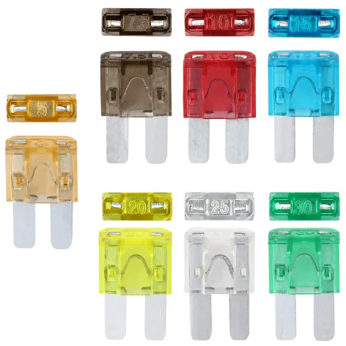 Miniatura 3 de Paquete de 140 fusibles Micro 2 surtidos, fusible de hoja Micor II mejorado 5A 7.5A 10A 15A 20A 25A 30A ATO ATC para SUV, camión, Rv, kit surtido