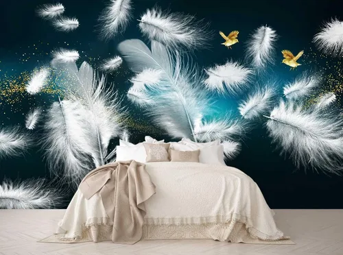 Miniatura 12 de Reyhui - Papel tapiz tropical de hojas de plátano, mural de pared de hoja de plátano, papel tapiz para pared de planta colorida, mural de pared