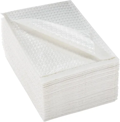 McKesson Toallas desechables [Paquete de 250] para baberos dentales, uñas, tatuajes, dentistas y médicos, 13 x 18 pulgadas, tejido de 2 capas con