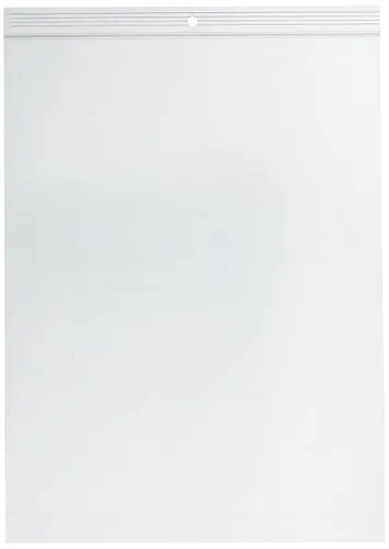 Miniatura 61 de Aviditi Poly Bolsa con cierre hermético blanco, Transparente, 1000 Claro