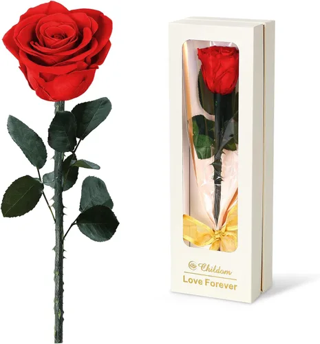 Miniatura 14 de Esta rosa con los colores del arcoíris y una base con la palabra Love es un regalo único para cumpleaños o Día de la Madre para madres, futuras