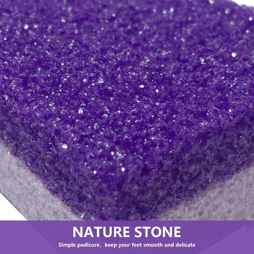 Miniatura 4 de Herramienta de pedicura exfoliante de pies, 4 unidades, removedor de callos para pies (morado)
