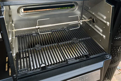 Miniatura 4 de Masterbuilt® Gravity Series - Accesorio de Rotisserie con varillas de asador de acero inoxidable, garras de carne y fuente de energía eléctrica