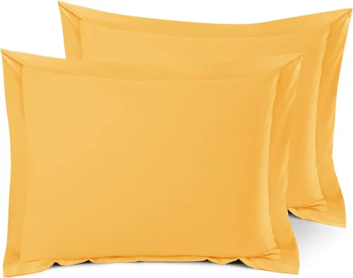 Miniatura 92 de Nestl Juego de 2 fundas tipo sham de almohada suaves - Fundas de almohada de microfibra de doble cepillado - Fundas de almohada de cama premium
