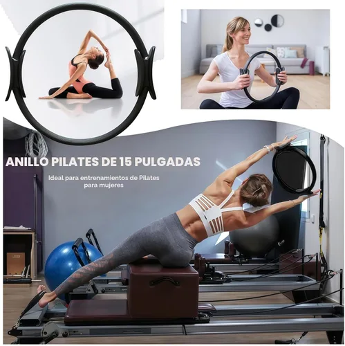Miniatura 2 de Nuplot Kit esencial de yoga y pilates para mujer, kit de pilates Better Me para entrenamientos en casa con anillo de pilates y juego de pelotas