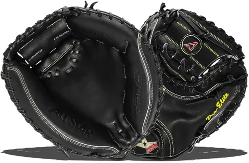 Miniatura 4 de All-Star Pro-Elite Guante Profesional de Béisbol para Receptor Negro sólido