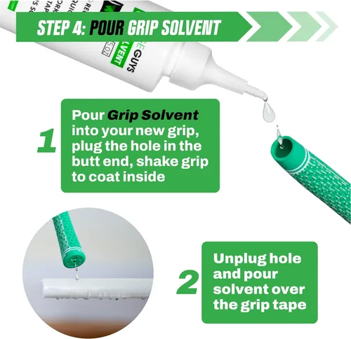 Miniatura 5 de Wedge Guys Golf Grip Kits for Regripping Golf Clubs - Professional Quality - Options Include Hook Blade, 15 or 30 Tape Strips, 5 or 8 oz Solvent