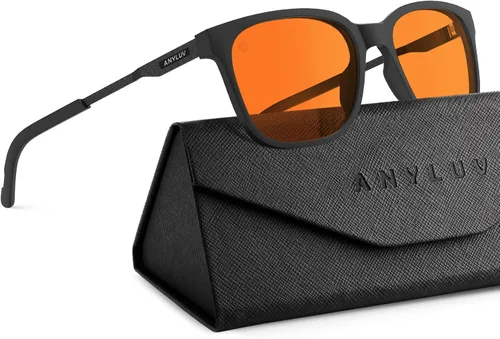 Miniatura 16 de ANYLUV Blue Light Glasses for Men, Lightweight Computer Gaming Glasses, Stylish Anti Eyestrain Blue Light Blocking Men