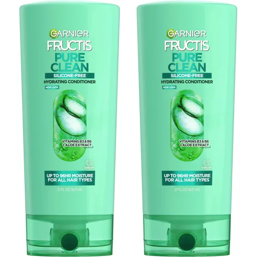 Miniatura 4 de Garnier Fructis Pure Clean - Acondicionador hidratante, 12 onzas líquidas, 3 unidades (el embalaje puede variar)
