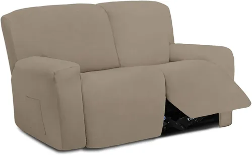 Miniatura 59 de Easy-Going - Funda elástica de microfibra para sofá reclinable seccional, suave vellón ajustable a tu sofá de 2 cuerpos, lavable, protege tus