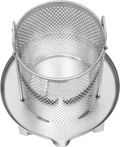 Miniatura 6 de Prensa manual de uva de 3.3 galones para hacer jugo de vino, prensa de miel de fruta grande, extractor de prensa de jugo de uva de sidra de manzana
