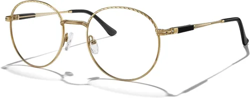 Miniatura 9 de Gafas de lectura redondas para mujer, diseño de moda, gafas de computadora y bisagras de resorte