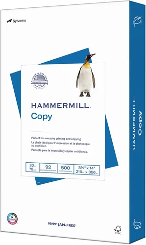 Miniatura 9 de Hammermill Papel para impresora, papel de copia de 20 libras, 8.5 x 11 pulgadas, 1 paquete pequeño (400 hojas), brillo 92, fabricado en los Estados