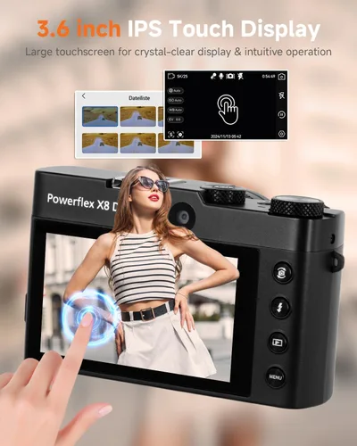 Miniatura 6 de Cámara digital de doble lente Powerflex X8