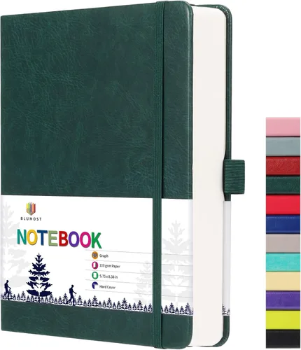 Miniatura 21 de Cuaderno de papel en blanco - 280 páginas A5 con papel en blanco de 100 g/m², papel grueso, tapa dura, cuero PU, 5.75" × 8.38" - Negro