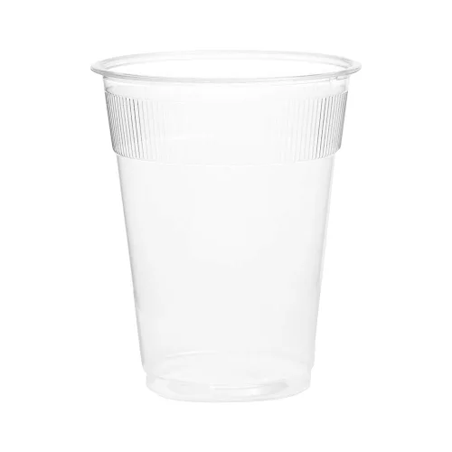 Miniatura 2 de AP0900W Taza de alojamiento de plástico sin logotipo envuelta translúcida de 9 oz (caja de 1,000)