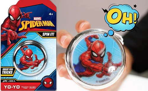 Miniatura 2 de JA-RU Marvel Avengers Toys YoYo Toy (2 unidades Spiderman) Juguete para ansiedad de superhéroes Spiderman y Hulk para niños, Yoyo para Spiderman Yoyo