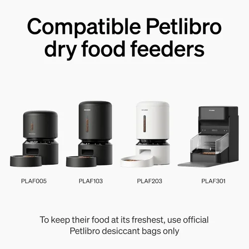 Miniatura 2 de PETLIBRO Bolsa desecante de alimentos para mascotas, 6 paquetes de bolsas desecantes para comedero para gatos y perros, mantiene la comida