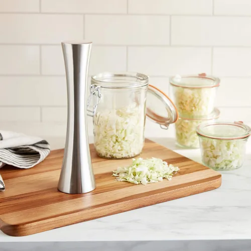 Miniatura 8 de Farm to Table Tamper de acero inoxidable/chucrut/Kimchee Pounder Tamper, 10