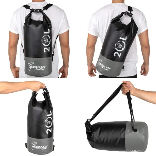Miniatura 5 de Seavenger Seafarer 20L Bolsa seca impermeable Negro