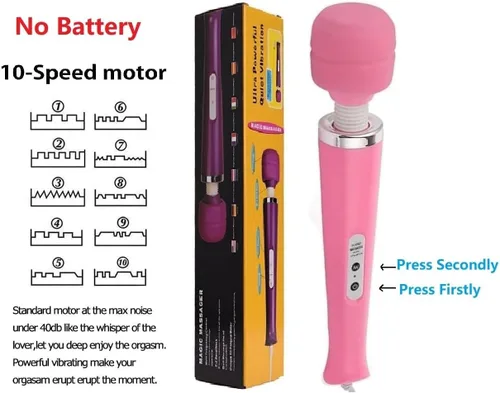 Miniatura 4 de Masajeador vibratorio eléctrico de mano para mujer, para recuperación deportiva, dolor ACH, hombro, cuello, piernas, mano, masajeador de pies