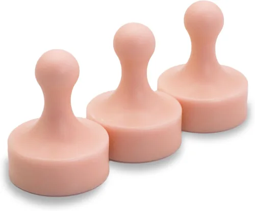 Miniatura 25 de GLASSBOARD STUDIO Potentes imanes de neodimio, en forma de peón, fuerte imán para nevera/refrigerador y pizarra blanca, ideal para oficina, cocina