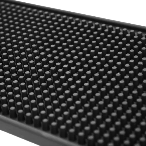 Miniatura 4 de KINJOEK Tapete de barra de 6 x 12 pulgadas, tapete de goma antideslizante para secado de derrames, para encimera, cóctel, barman café, bebidas