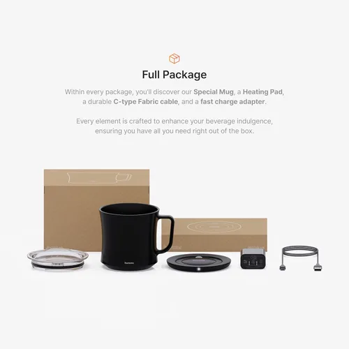 Miniatura 6 de Smug Mug Warmer V2 Taza de control de temperatura premium y base de calefacción Calentamiento inteligente de 131.0 °F (131 °F) 1 año