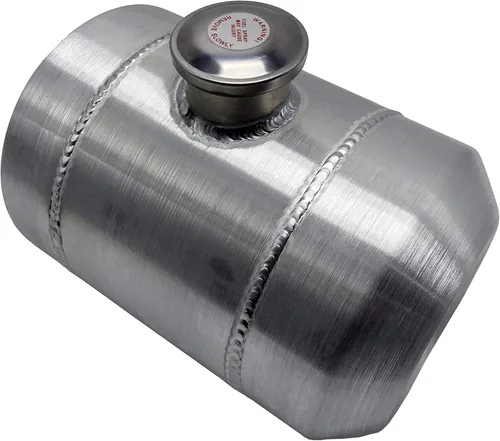 Miniatura 3 de JSD - Tanque de combustible giratorio de llenado central de 2.5 galones, 12" x 8", tanque de gasolina 1/4 NPT para Go Kart