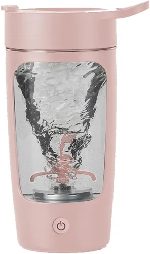 Miniatura 11 de Botella mezcladora eléctrica, botellas mezcladoras para mezclas de proteínas, Tritan sin BPA Taza mezcladora portátil, recargable, para Púrpura