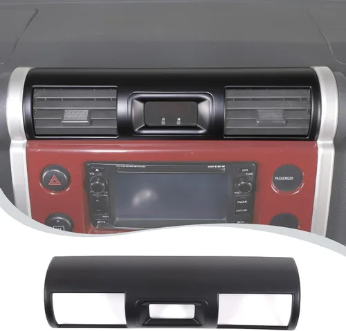 Miniatura 11 de Cubierta decorativa de marco de salida de aire con control central de acrilonitrilo butadieno estireno para Toyota FJ Cruiser 2007-2021