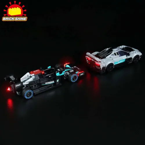 Miniatura 5 de Kit de luces para Lego Speed Champions Mercedes AMG 76909 (Lego Set no incluido) (Classic)