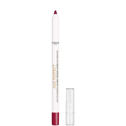 L'Oréal Paris Age Perfect - Delineador de labios antiplumas, color borgoña perfecto