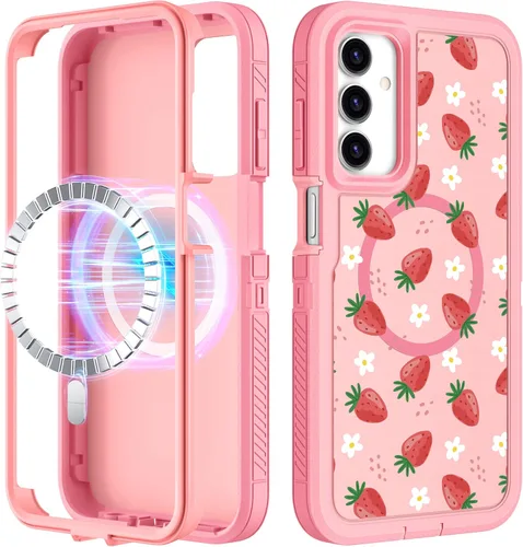 Miniatura 37 de Funda para Moto G 5G 2024 – Compatible con MagSafe para mujeres y niñas, bonita funda protectora magnética para teléfono, diseño femenino Kawaii