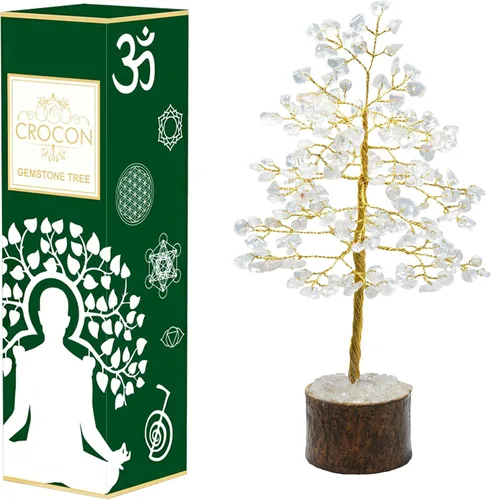 Miniatura 13 de Crocon® Bonsái de árbol de cristal curativo de cornalina, decoración de escritorio para mujer, decoración de habitación y oficina, regalo