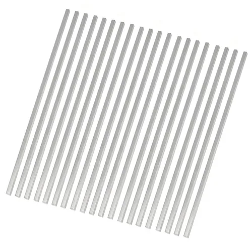 Miniatura 6 de 6 piezas de barra plana cuadrada de aluminio de 1/2 x 1/2 pulgadas, 12 pulgadas de largo, 0.5 pulgadas, placa de uso general 6061, molino sólido