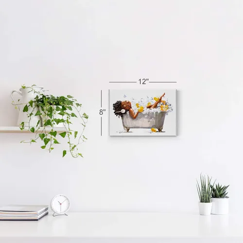 Miniatura 5 de SmileArtDesign V18 - Lienzo impreso y decorativo para pared, diseño africano