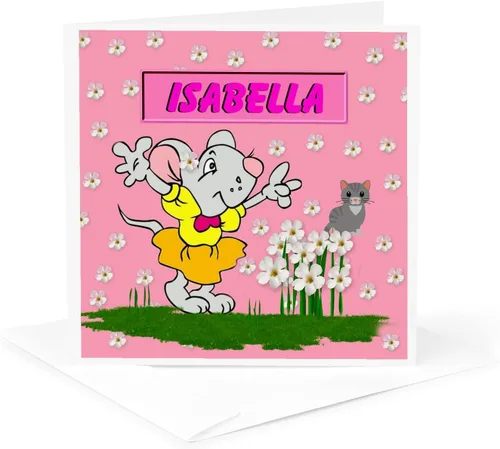 Miniatura 14 de Tarjeta de felicitación - Cupcake de hurón comiendo - Animales