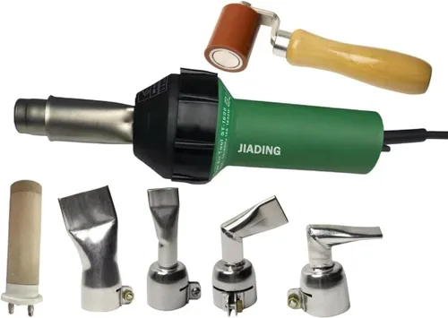 Soldador profesional de plástico de aire caliente de 110 V 1600 W, antorcha de aire caliente, pistola de soldadura de PVC de plástico con boquilla
