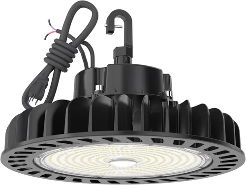 Miniatura 9 de HYPERLITE Luces LED High Bay de 100 W, 14,500 lm (145 lm/w) 5000 K, 1-10 V, regulable, cable de 5' con enchufe de 110 V, gancho de EE. UU., listado