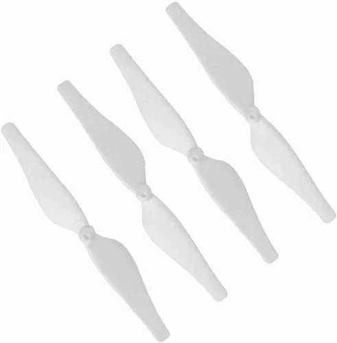 Miniatura 7 de RiToEasysports Juego de 4 pares de cuchillas de hélice, juego de repuesto de hélice de dron ligero de fibra de carbono para DJI Tello (blanco)