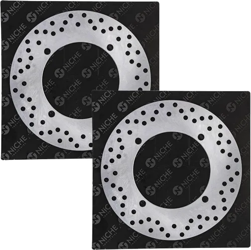 NICHE Juego de rotores de freno delantero trasero para Polaris Sportsman 850 550 Scrambler 1000 850 5250205