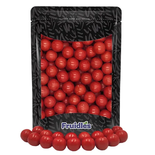 Miniatura 6 de Fruidles Bolas de goma de mascar rellenas de cereza con sabor a frutas, golosinas de bufé de dulces, repuestos de tamaño de máquina, certificado