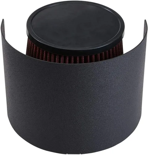 Miniatura 77 de KYOSTAR Filtro de aire universal de alto flujo de 3" (76 mm), entrada de aire frío de cono reutilizable, alto rendimiento, lavable, kit de aire seco