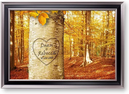 Miniatura 155 de Arte enmarcado de vacaciones con nombres de pareja en sillas de cubierta, regalo de amor perfecto para aniversario, boda. Con diferentes estilos