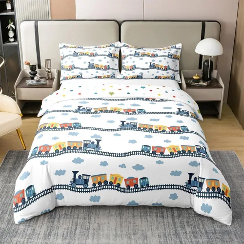 Miniatura 14 de Juego de ropa de cama 100% de algodón natural con hojas de palmera, funda de edredón Monstera con hojas tropicales, rama de hojas tropicales, funda