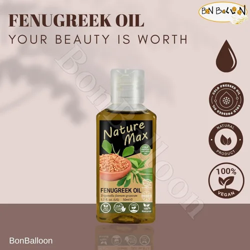 Miniatura 7 de bonballoon Nature Mix Aceite esencial de fenogreco orgánico natural sin diluir puro para el crecimiento del cabello, cuidado de la salud de la piel