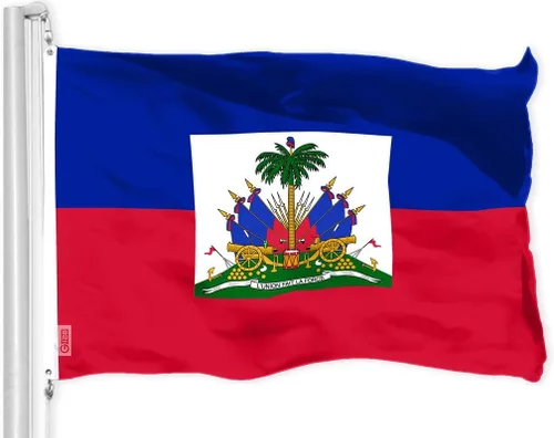 Miniatura 8 de G128 Bandera de Sierra Leona Sierra Leona 3 x 5 pies LiteWeave Pro Series Impreso Poliéster 150D Bandera de país, colores vibrantes, ojales