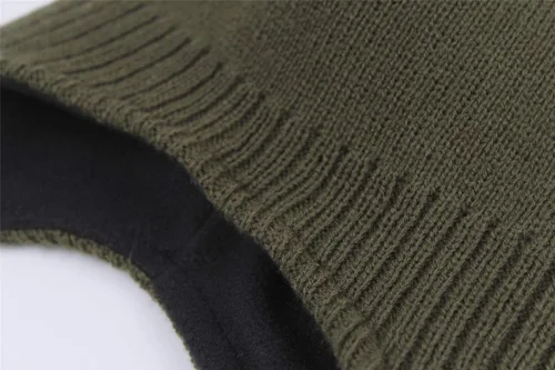 Miniatura 4 de Connectyle Gorro de invierno cálido para hombre, con forro polar y orejera, gorro diario