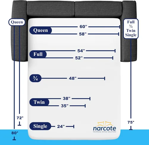 Miniatura 2 de Allersoft Funda de colchón para sofá cama Queen con cierre seguro. Crea un sello natural en todos los lados de tu colchón extraíble de líquidos